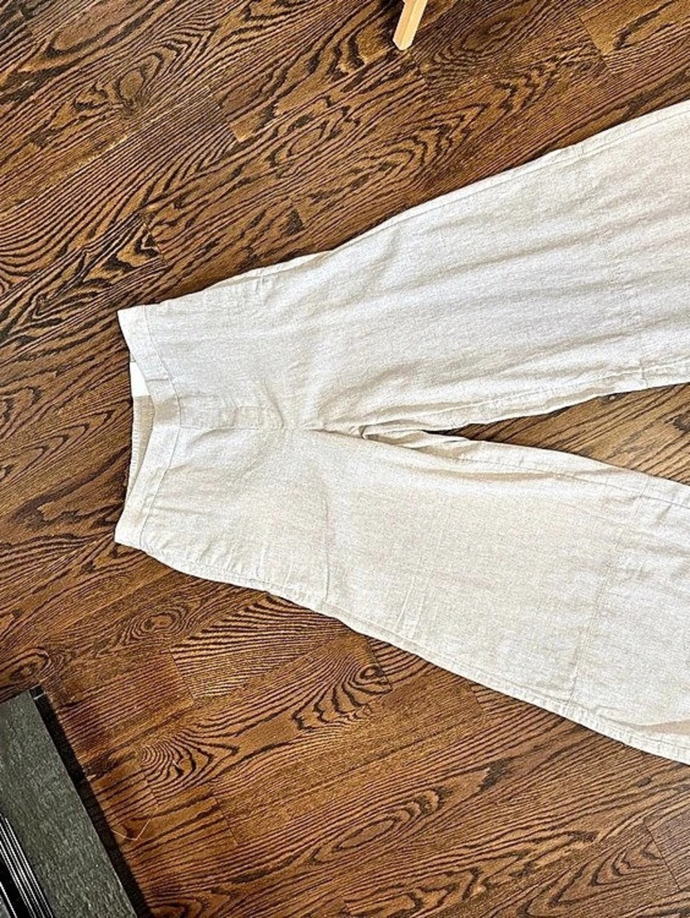 Banana Republic Anyday Wide-Leg High-Rise Linen-Blend Cropped Pant Cropped Pants